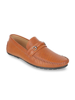 Carlton London - Textured Tan Loafers